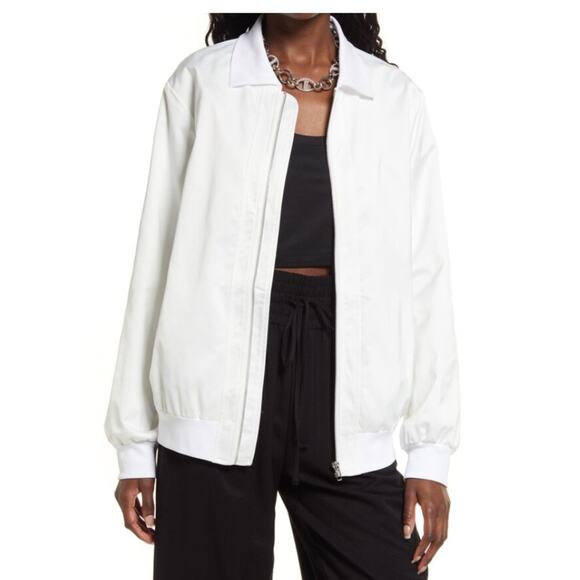 Open Edit | Satin Bomber Jacket - Picture 1 of 10